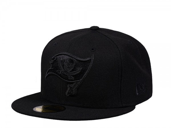 TAMPA BAY BUCCANEERS BLACK ON BLACK 59FIFTY