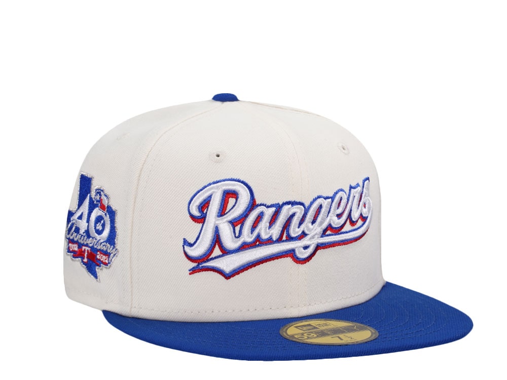 Texas Rangers 40th Anniversary Chrome Color Flip Two Tone Edition 59Fifty