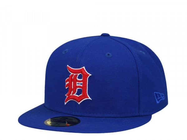 Detroit Tigers Blue Throwback  59Fifty