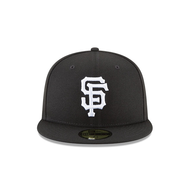 San Francisco Giants Black & White 59FIFTY Cerrada - SMART ZONE