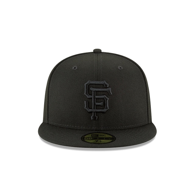 San Francisco Giants Black On Black 59FIFTY Cerrada - SMART ZONE