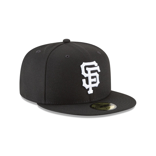 San Francisco Giants Black & White 59FIFTY Cerrada - SMART ZONE