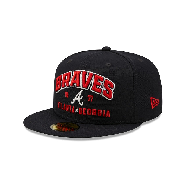 Atlanta Braves Stacked 59FIFTY Cerrada - SMART ZONE