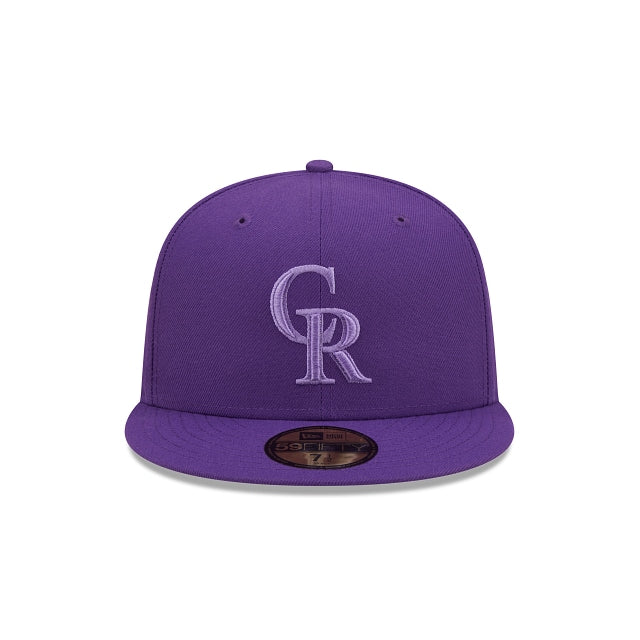 Colorado Rockies MLB Monocamo 59FIFTY Cerrada morada