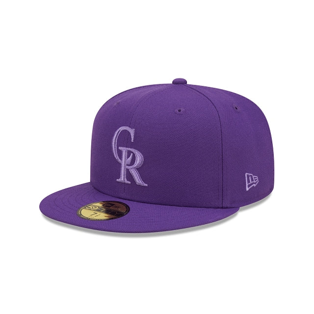 Colorado Rockies MLB Monocamo 59FIFTY Cerrada morada