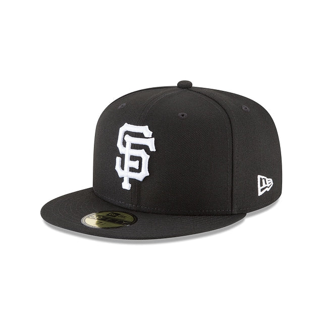 San Francisco Giants Black & White 59FIFTY Cerrada - SMART ZONE
