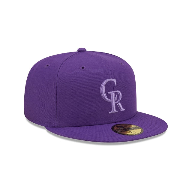 Colorado Rockies MLB Monocamo 59FIFTY Cerrada morada