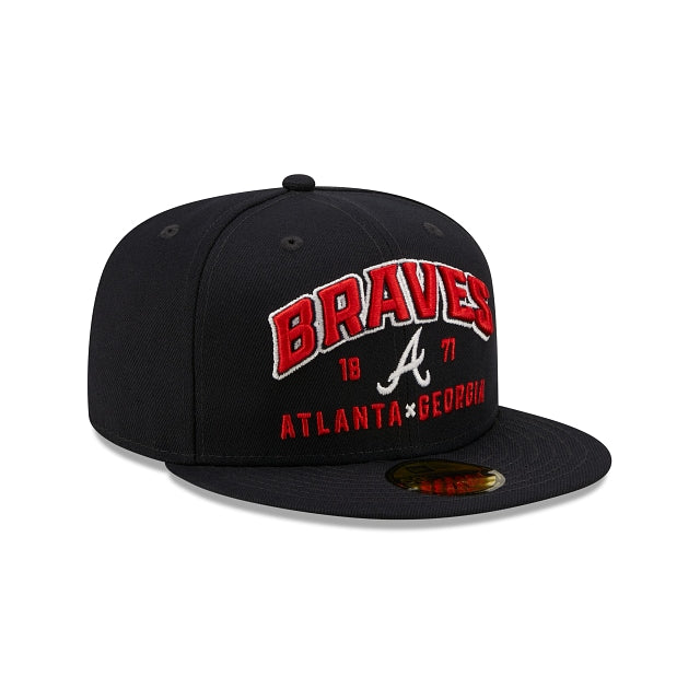 Atlanta Braves Stacked 59FIFTY Cerrada - SMART ZONE