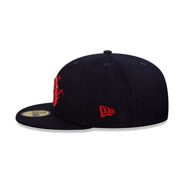 Boston Red Sox Splatter 59FIFTY Cerrada - SMART ZONE